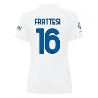 Inter Milan Davide Frattesi #16 Replika Bortatröja Dam 2023-24 Kortärmad